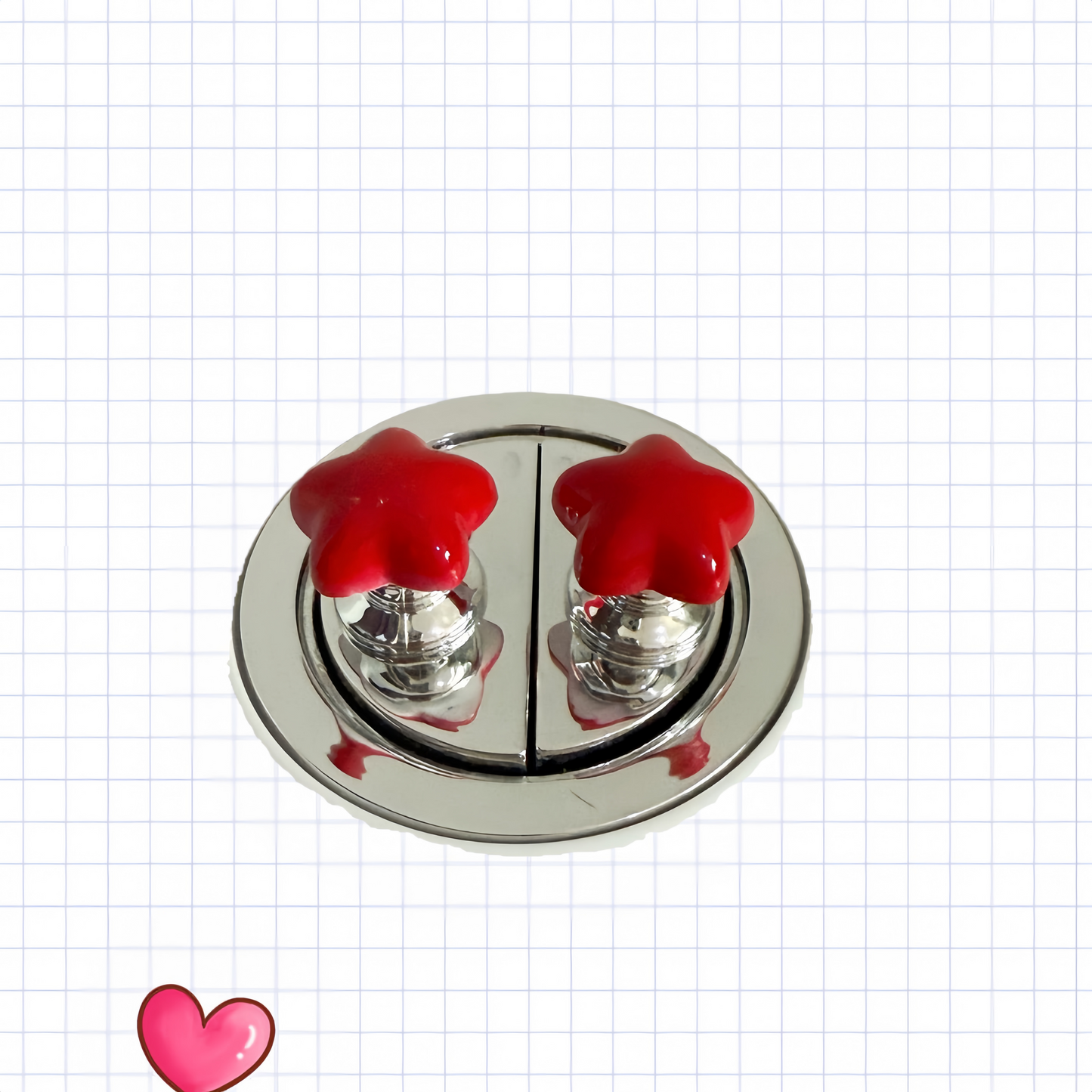 MCOIKY® Long Nails Friendly: 3D Flush Button Assistant,Toilet Flush Auxiliary Button