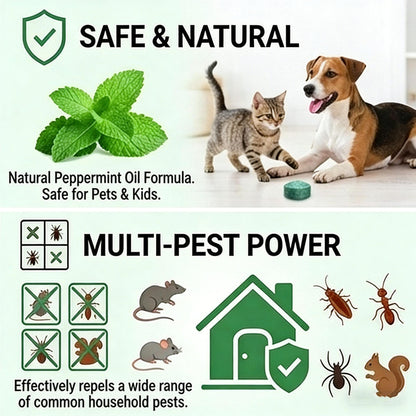 10 - Pack Popular Natural Rodent Repellent Balls-– Indoor & Outdoor Mouse and Rat Control