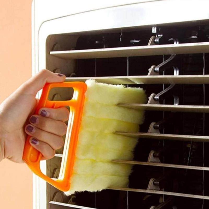 (𝙎𝙥𝙚𝙘𝙞𝙖𝙡 𝙋𝙧𝙤𝙢𝙤𝙩𝙞𝙤𝙣💖)Generic Washable Multifunction Cleaning Window Blinds Brush, 1 Count Portable Home Air Conditioning Cleaner Duster, Household Crevice Cleaning Brush, Household Items