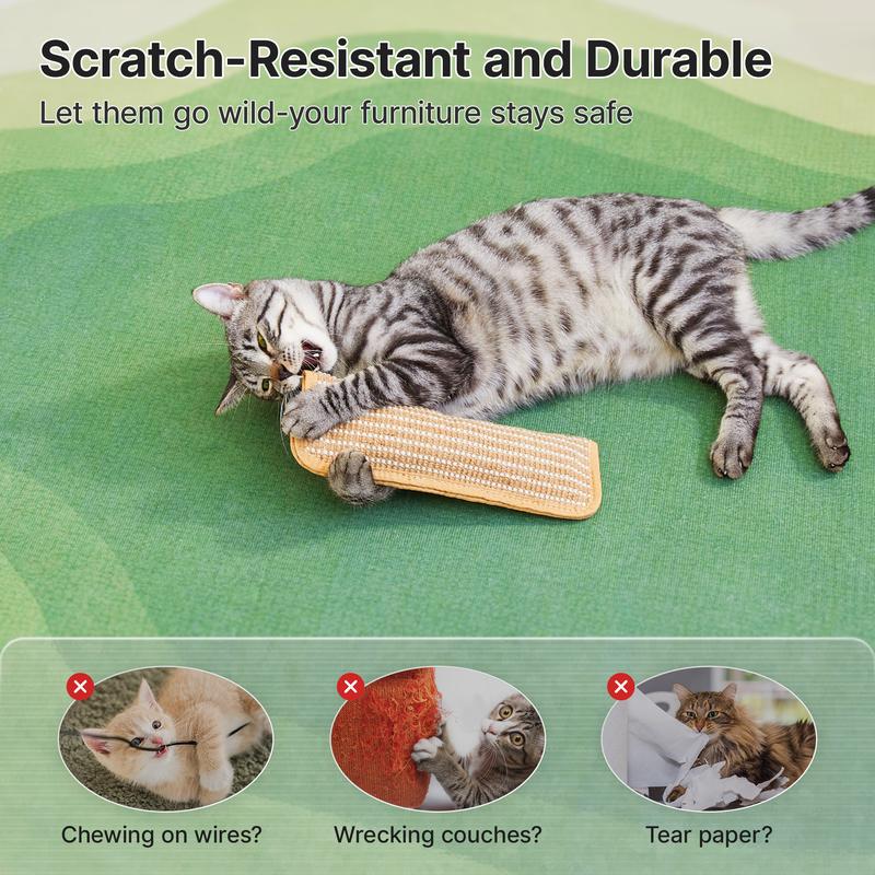 (𝙎𝙥𝙚𝙘𝙞𝙖𝙡 𝙋𝙧𝙤𝙢𝙤𝙩𝙞𝙤𝙣💖) Interactive Catnip Chew Toy with [6000mg A+ Organic Catnip], Soft Sisal Material Scratching and Kicker Cat Toys for Indoor Kittens, Drives Bored Cats Crazy with Fun