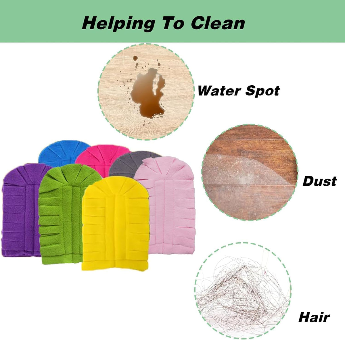 (𝙎𝙥𝙚𝙘𝙞𝙖𝙡 𝙋𝙧𝙤𝙢𝙤𝙩𝙞𝙤𝙣💖)Duster Refills for Swiffer Electrostatic Dust Removal Brush Refills Multisurface 360° Larger Size Dusters with 4X Microfibers Unscented Disposable Dusters Machine Washable Reusable Environmentally Friendly Choice