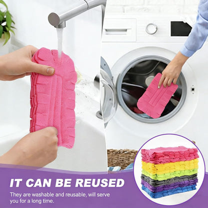 (𝙎𝙥𝙚𝙘𝙞𝙖𝙡 𝙋𝙧𝙤𝙢𝙤𝙩𝙞𝙤𝙣💖)Duster Refills for Swiffer Electrostatic Dust Removal Brush Refills Multisurface 360° Larger Size Dusters with 4X Microfibers Unscented Disposable Dusters Machine Washable Reusable Environmentally Friendly Choice