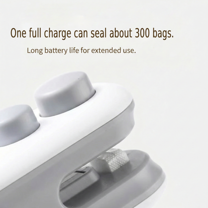 🎉Special limited-time discount | Upgraded Mini Bag Sealer With Cutter And Magnet, 2 In 1 Rechargeable Usb C Bag Sealer Heat Seal Machine With Sealer&Cutter