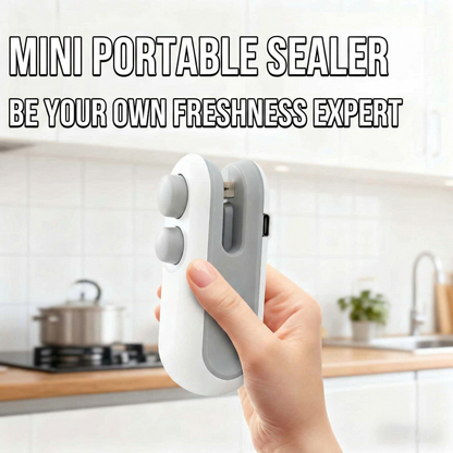 🎉Special limited-time discount | Upgraded Mini Bag Sealer With Cutter And Magnet, 2 In 1 Rechargeable Usb C Bag Sealer Heat Seal Machine With Sealer&Cutter
