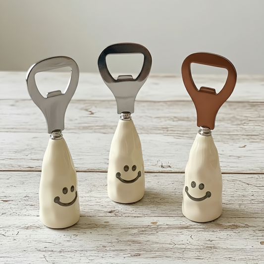 Smiley Face Standing Bottle Opener