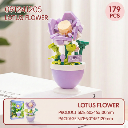 ✨Best Seller✨| MCOIKY® DIY Building Block Flower Bouquet Pot🌷