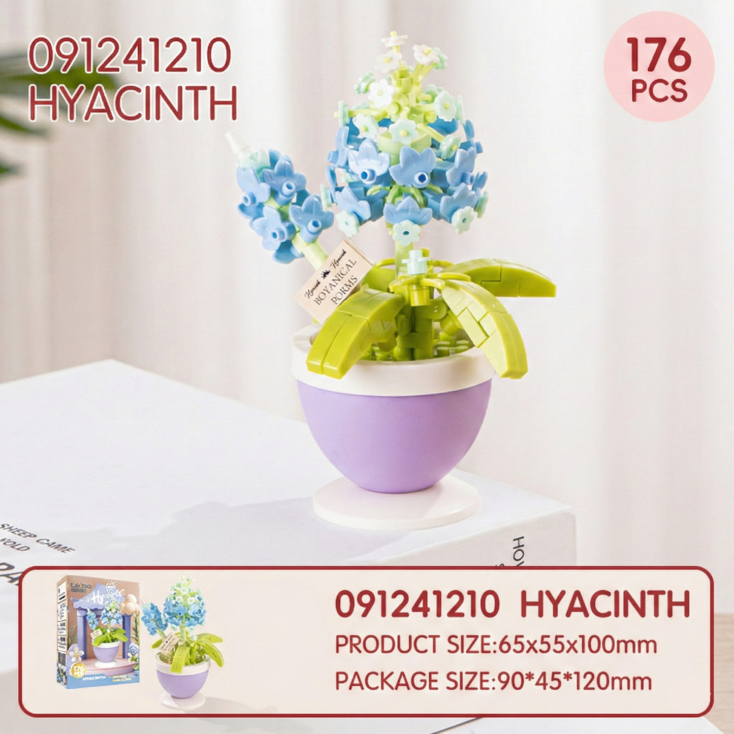 ✨Best Seller✨| MCOIKY® DIY Building Block Flower Bouquet Pot🌷