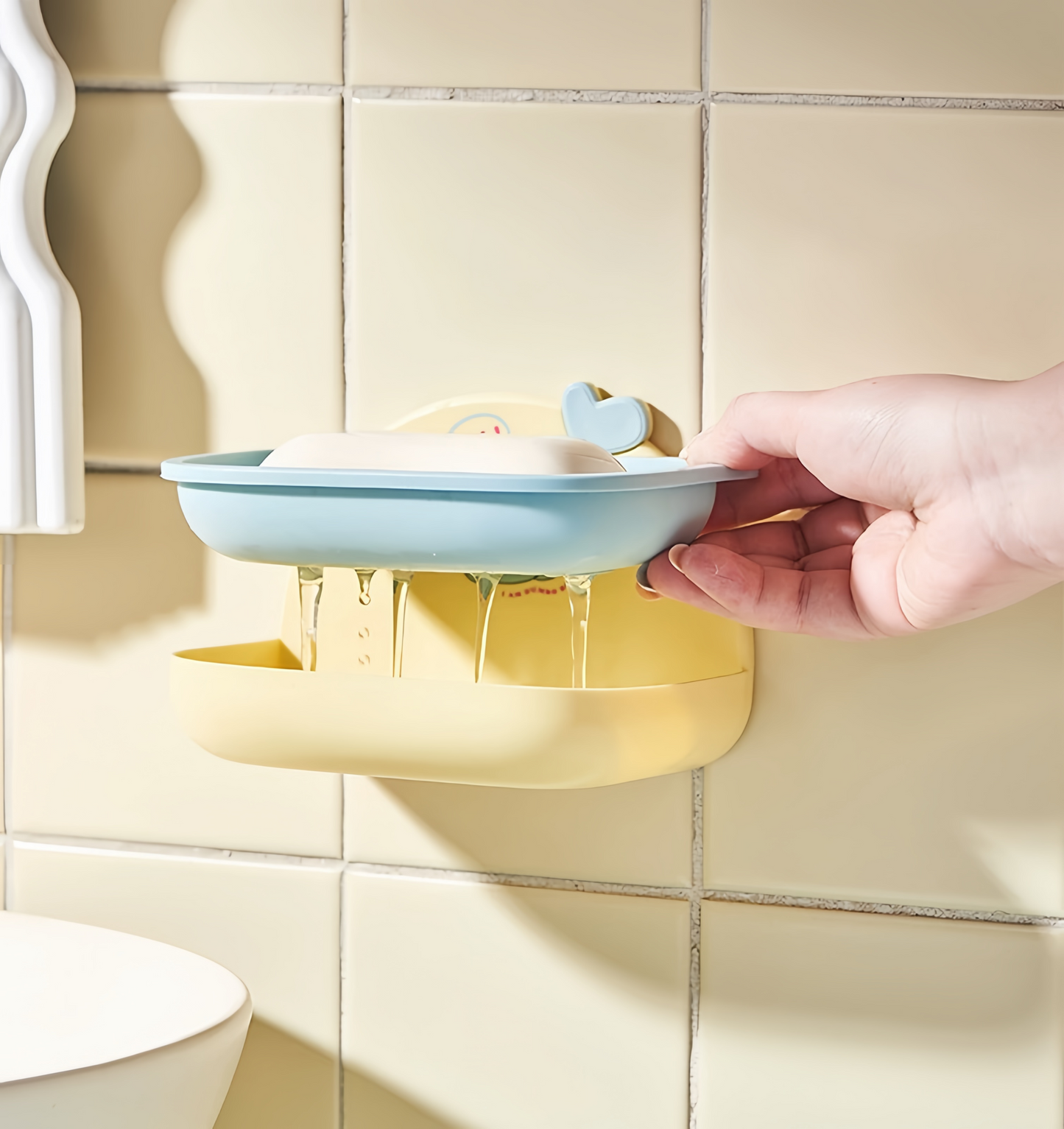 MCOIKY® Cute Elephant Wall-Mounted Soap Dish