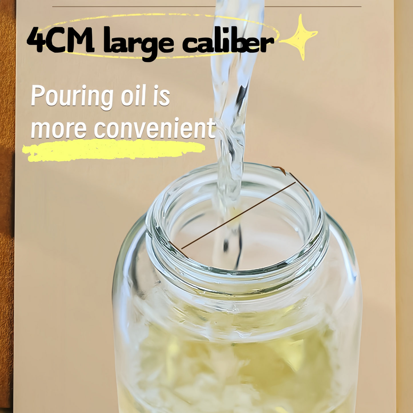 MCOIKY® Premium 300ML Glass Oil Sprayer