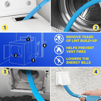 🎉Special limited-time discount | MCOIKY® Dryer Vent Cleaning Kit