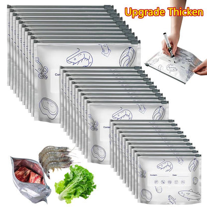 ✨Best Seller✨| MCOIKY® Food Grade Aluminum Foil Fresh-Keeping Bag  - S+M+L per 2pcs | Total : 6pcs