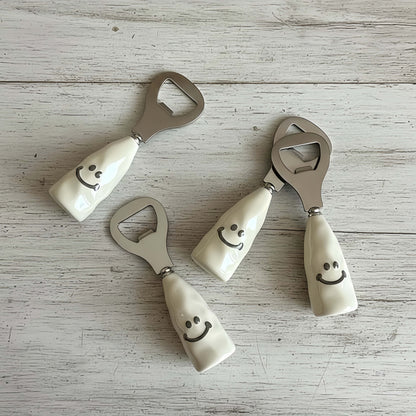 MCOIKY® Smiley Face Standing Bottle Opener